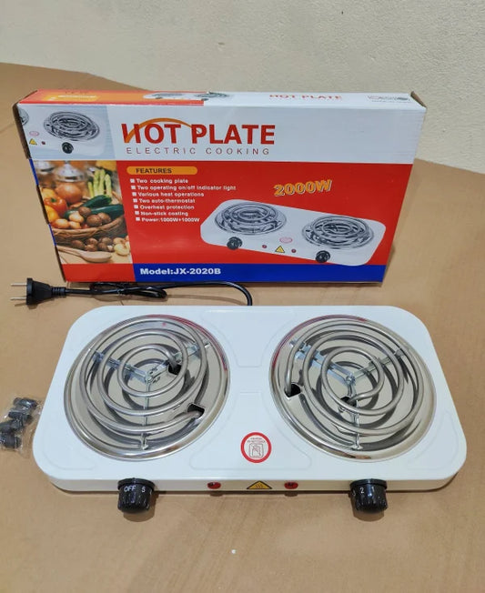 Double Electric Stove | Electric Hot Plate Stove 1000 Watt / 2000 Watt