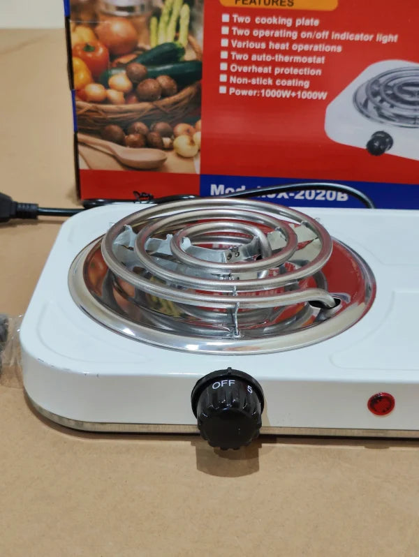 Double Electric Stove | Electric Hot Plate Stove 1000 Watt / 2000 Watt